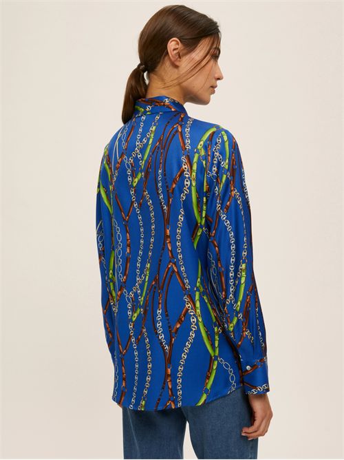 Camicia in twill di viscosa stampata - BLUETTE EMME MARELLA | BRUNICO/002